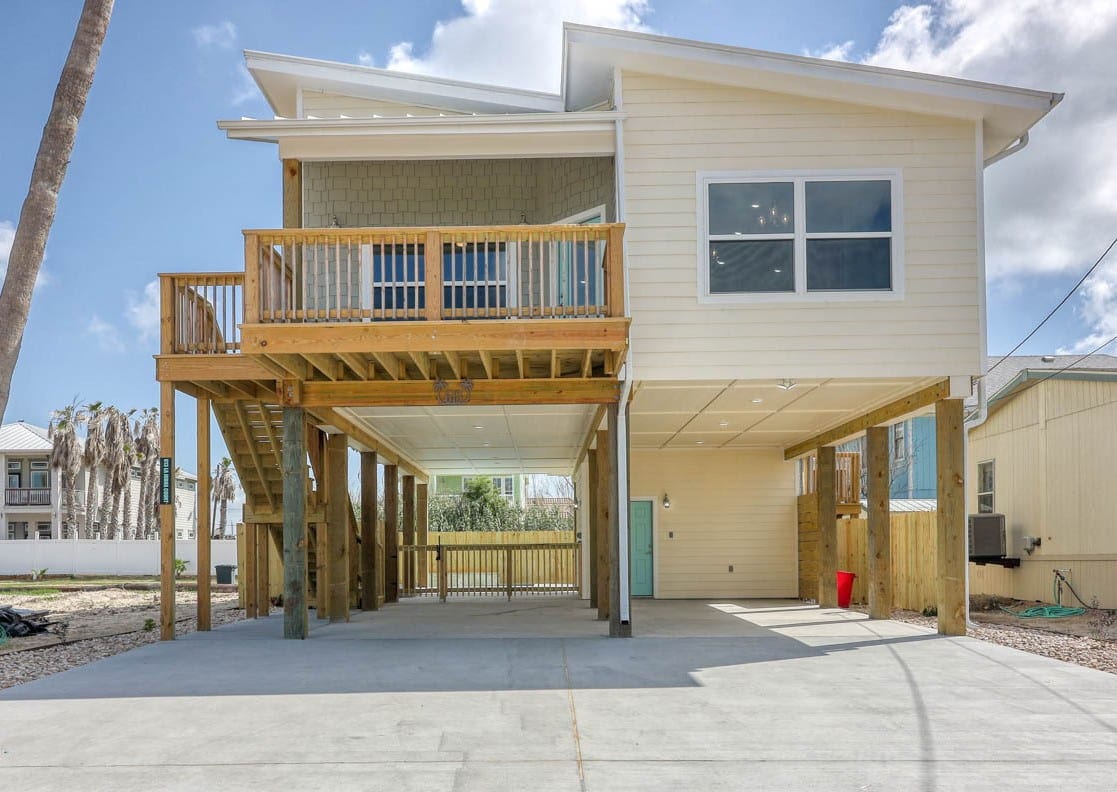 Completed home in Port Aransas, TX